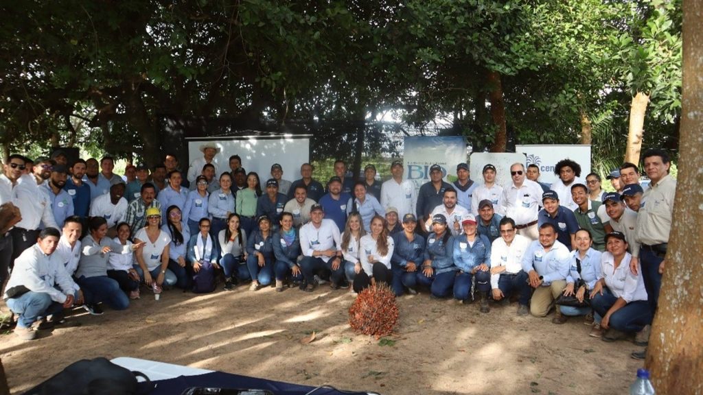 Participantes del Encuentro de intercambio de experiencias de palmicultores de la Zona Oriental.