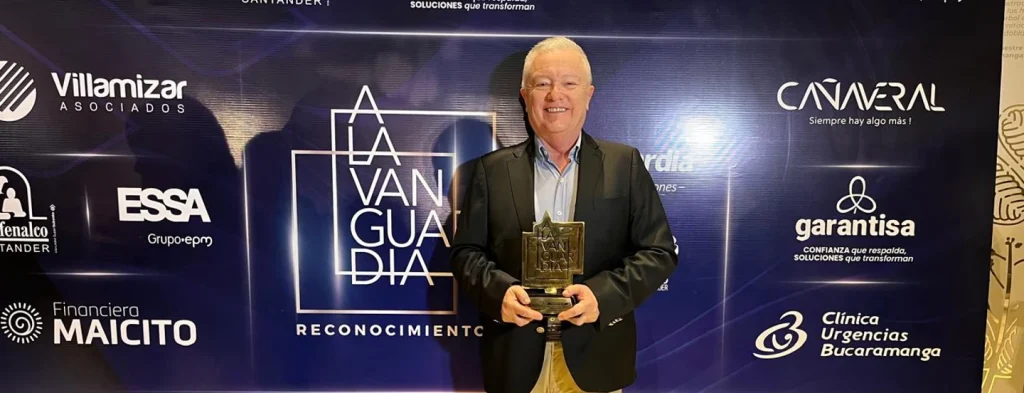 Fabio González Bejarano, Gerente de Palmas del Cesar S. A., galardonado como ‘Empresario del Año’ en Santander