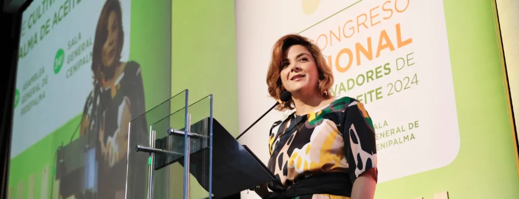 Ministra de Agricultura reconoce los avances y aportes de la palmicultura en Colombia