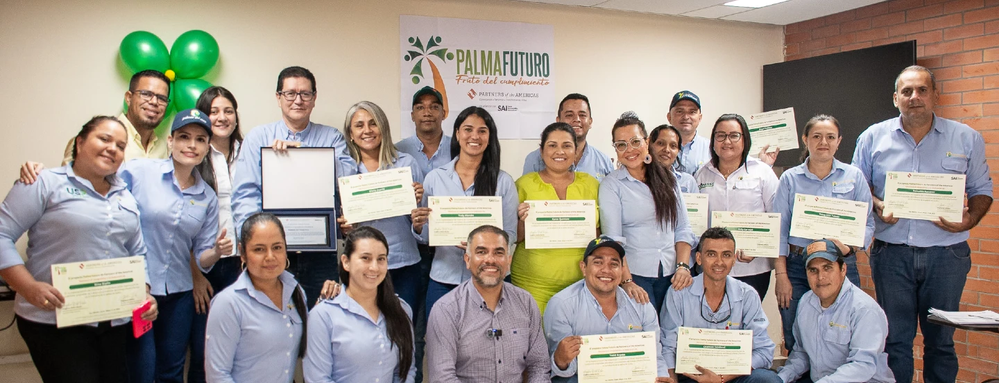 Palmas del Cesar y Partners of The Americas cierran el proyecto ‘Palma Futuro’