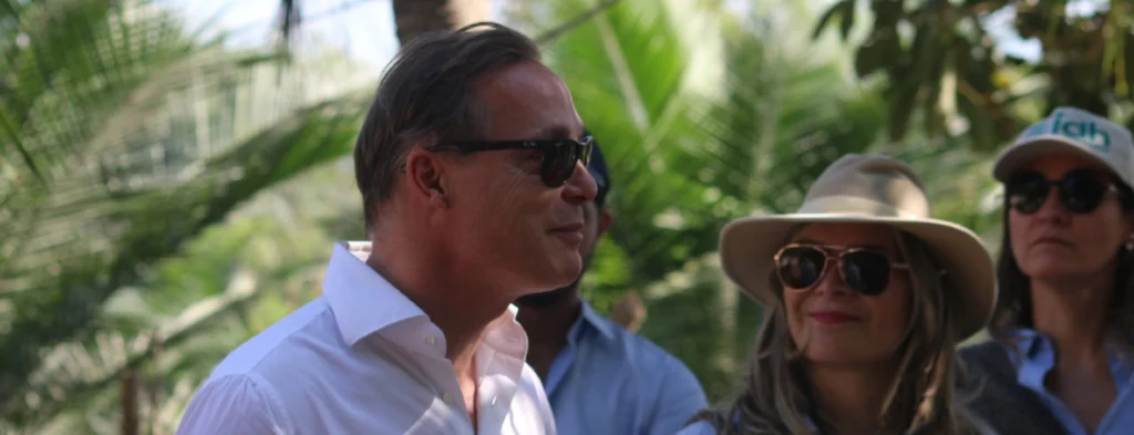 Jaime de Borbón-Parma, enviado climático de Reino de los Países Bajos, visitó el Campo Experimental Palmar de la Sierra