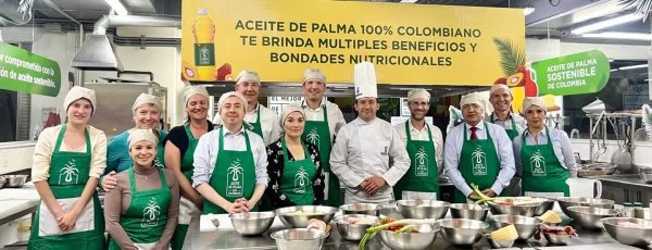 Cocina Gourmet con aceite de palma 100 % colombiano reunió a embajadores y gobierno